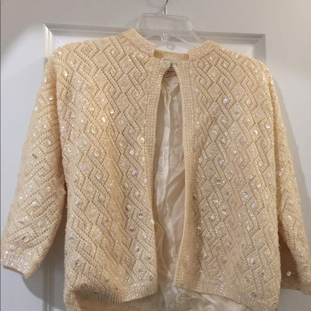Vintage Sequined Sweater